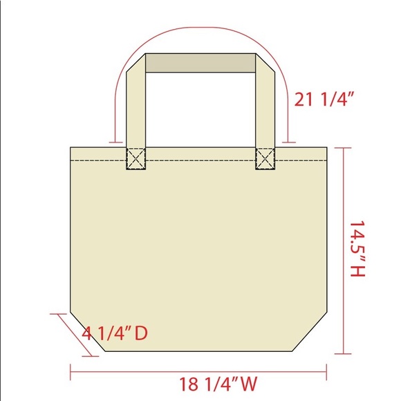 All is Merry and Bright Reindeer Christmas Bag - Picture 3 of 4